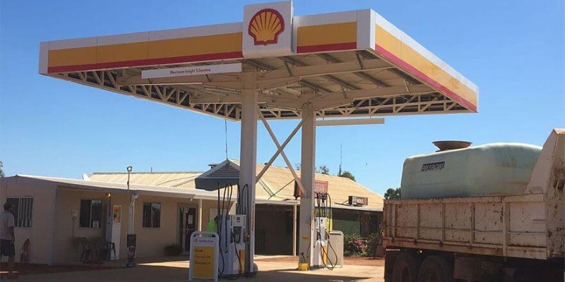 Petrol Station Pump Canopy | Building Steel Structures